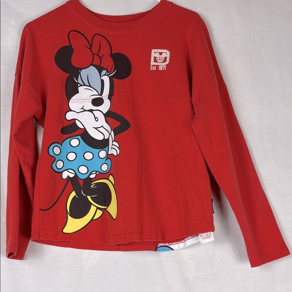 Vintage Walt Disney World Spirit Jersey Minnie & Daisy Kids Long Sleeve Shirt